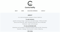 Desktop Screenshot of corriehaffly.com